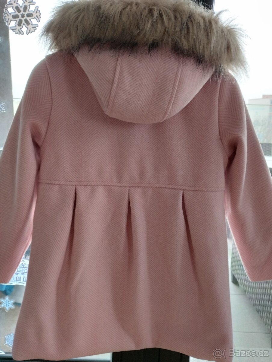 Dívčí kabát s kapucí č.128 - 2