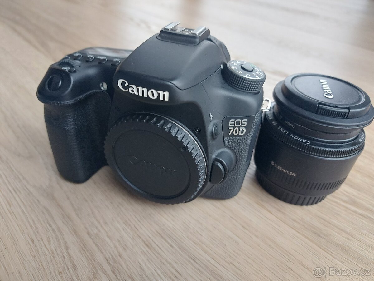 CANON EOS 70D + OBJEKTIV + NABÍJEČKA - 2