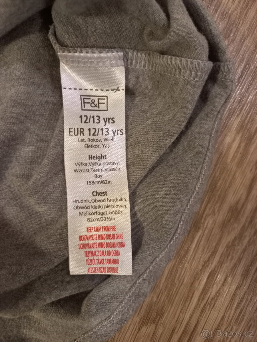 Dívčí šaty F&F, vel.12-14 let - 2