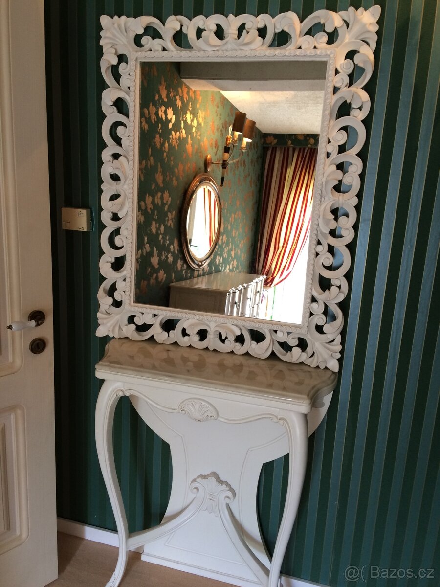 Prodám set : konzole a zrcadlo italske - mod.Zimní Palac - 2