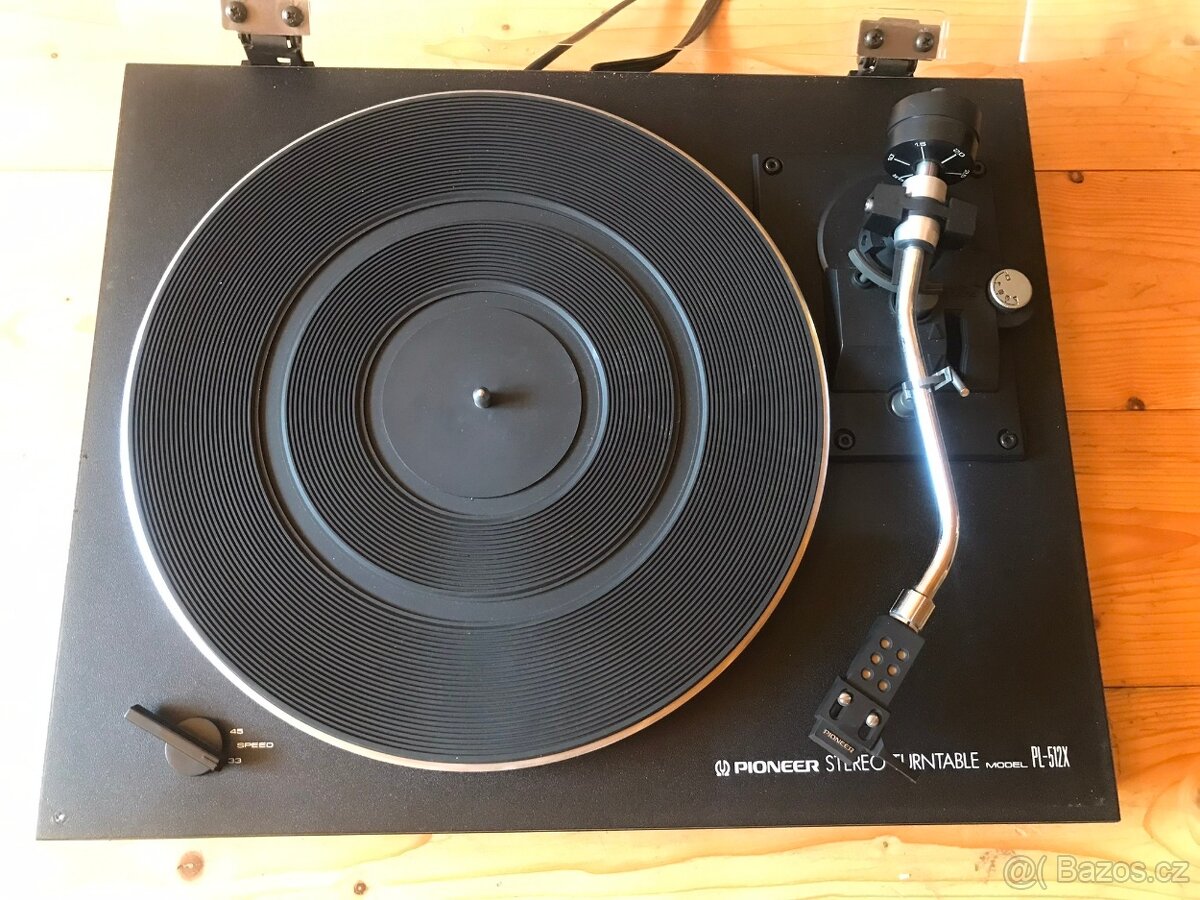 GRAMOFON PIONEER PL-512 (1978) VE DŘEVĚ,SUPER STAV - 2