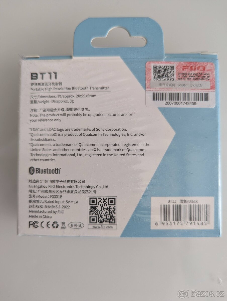 FiiO BT11 Hi-Res USB-C Bluetooth transmitter - 2