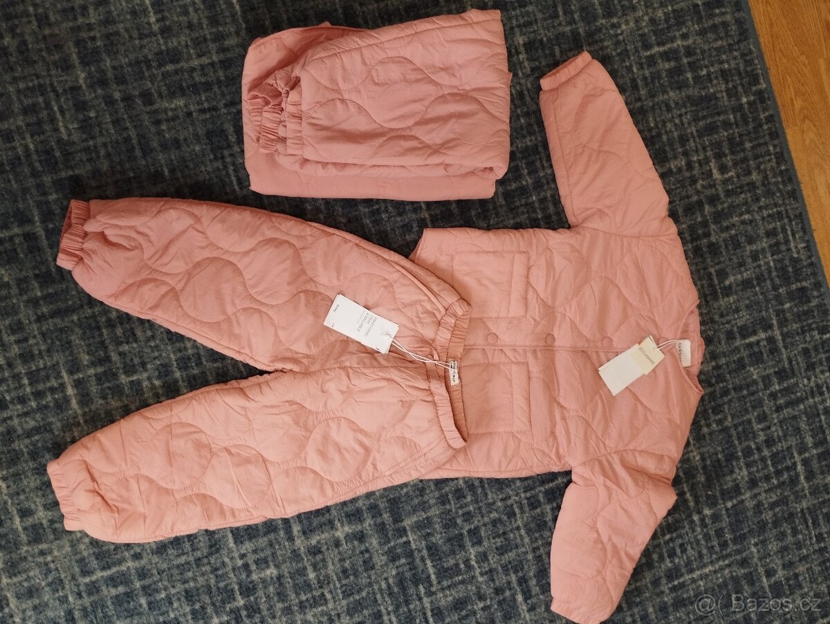 Set bunda + kalhoty, vel. 98 pro dvojcata - 2