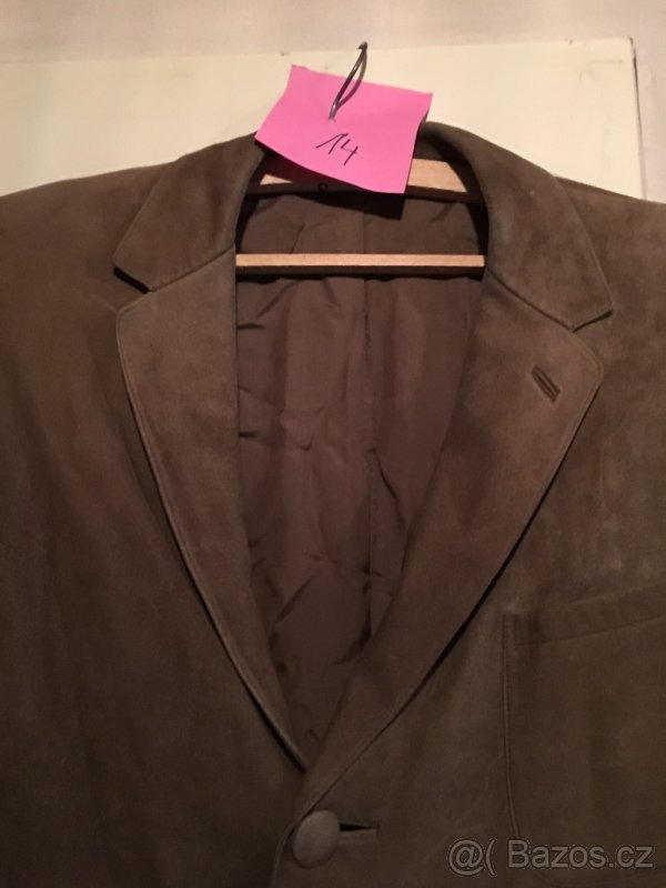 Luxusní dámské kožené sako - dovoz Argentina 14. - 2