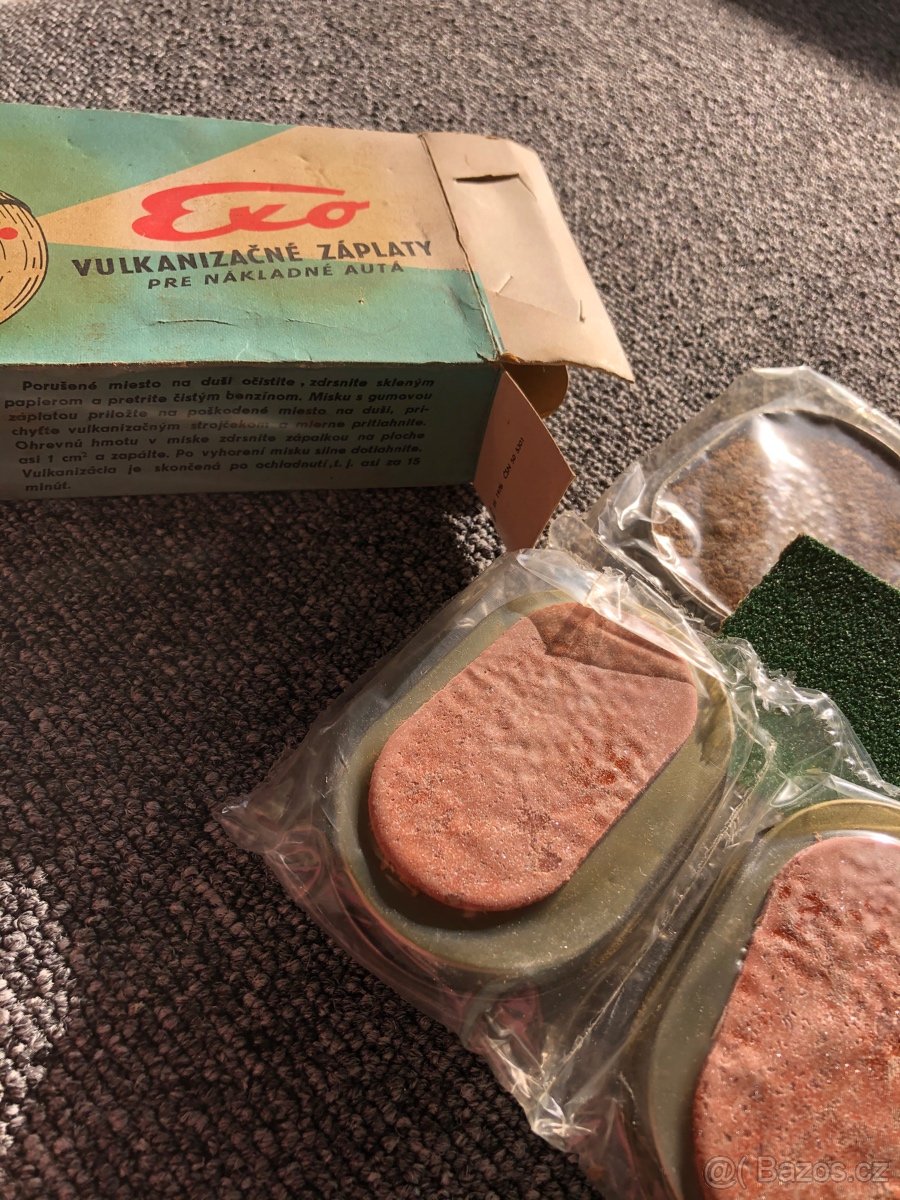Retro balení krabička Vulkanizační sada Exo - 2