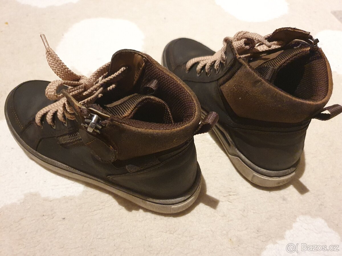 Ecco boty kotníkové kožené podzim/jaro vel.32 - 2