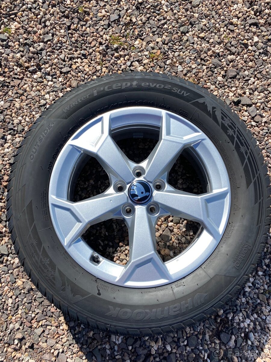 Odešlu dobírkou Originál kola 17" Škoda Kodiaq zimní pneu - 2
