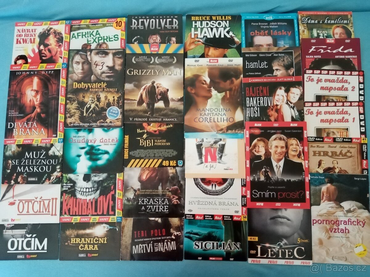 Stovky orig.DVD v pošetkách od 9 Kč - 2