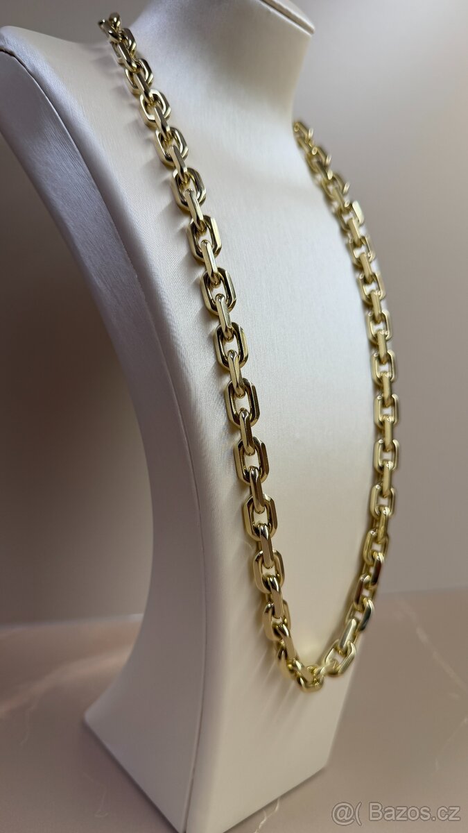 zlatý řetízek anker pilka 14k 585/1000 216 - 2