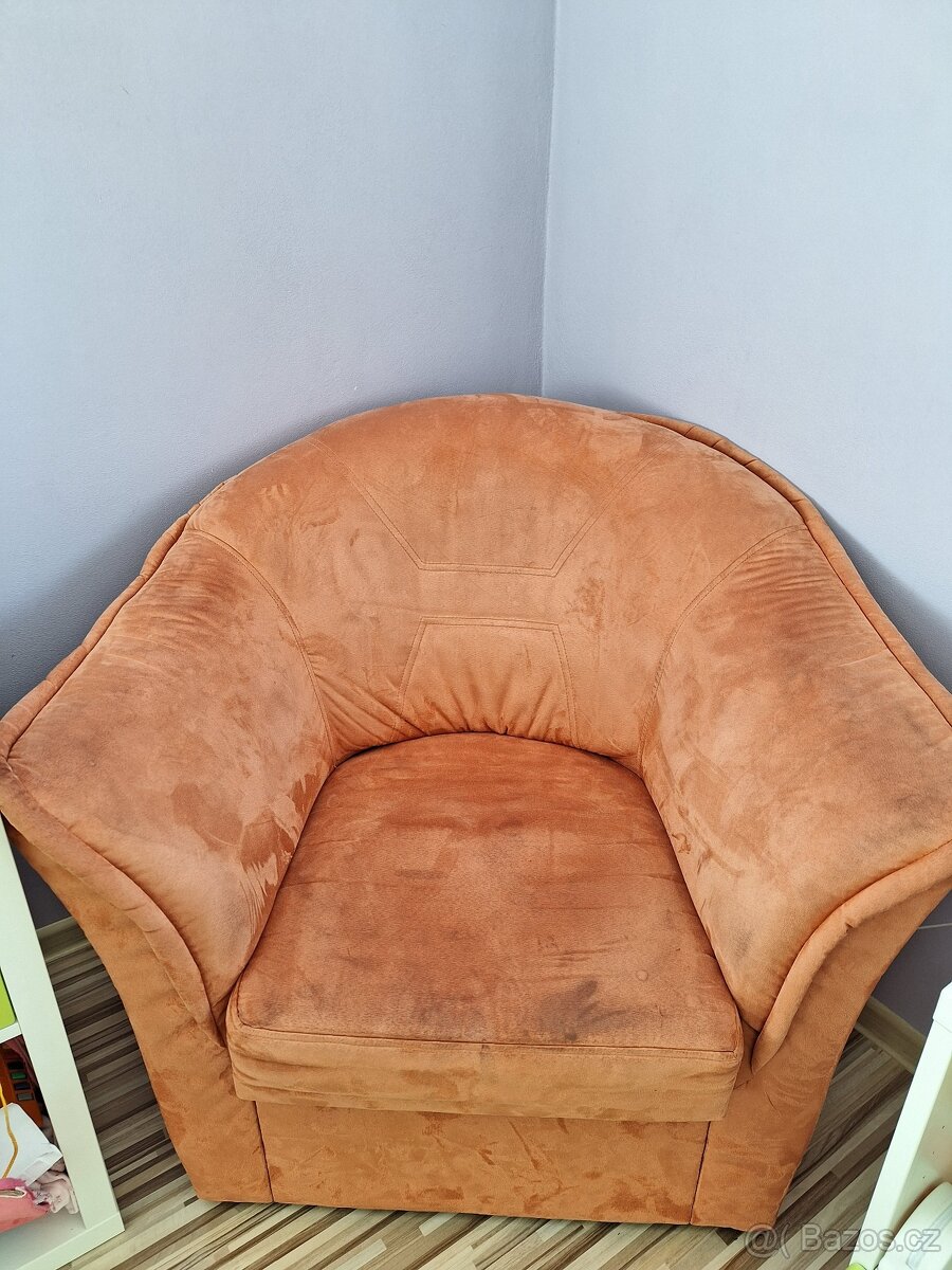 Rohový gauč s křeslem - 2