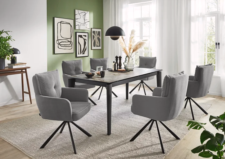 Jídelní židle/křesla otočná CASAVANTI MADRID-NOVÁ 6 KS - 2