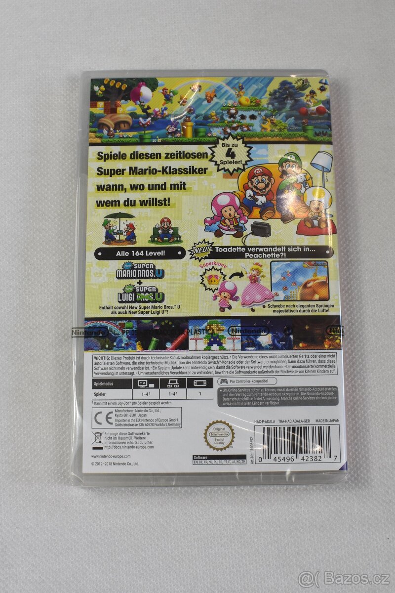 New Super Mario Bros U Deluxe Nintendo Switch (Nová) zabalen - 2
