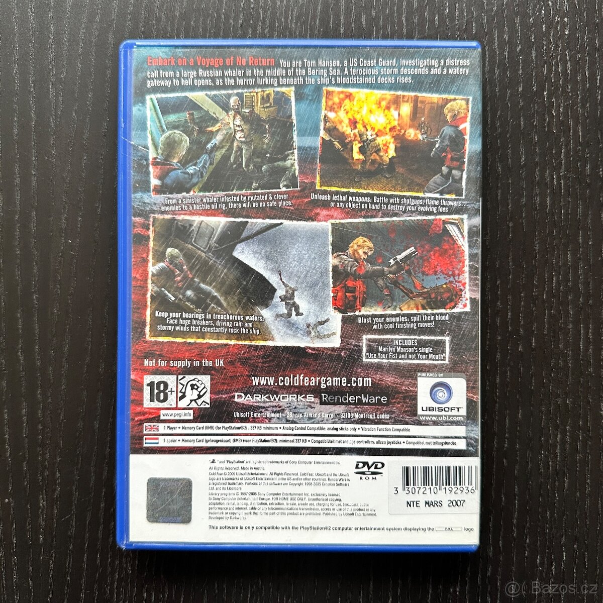 Cold Fear hra pro Playstation 2 PS2 - 2