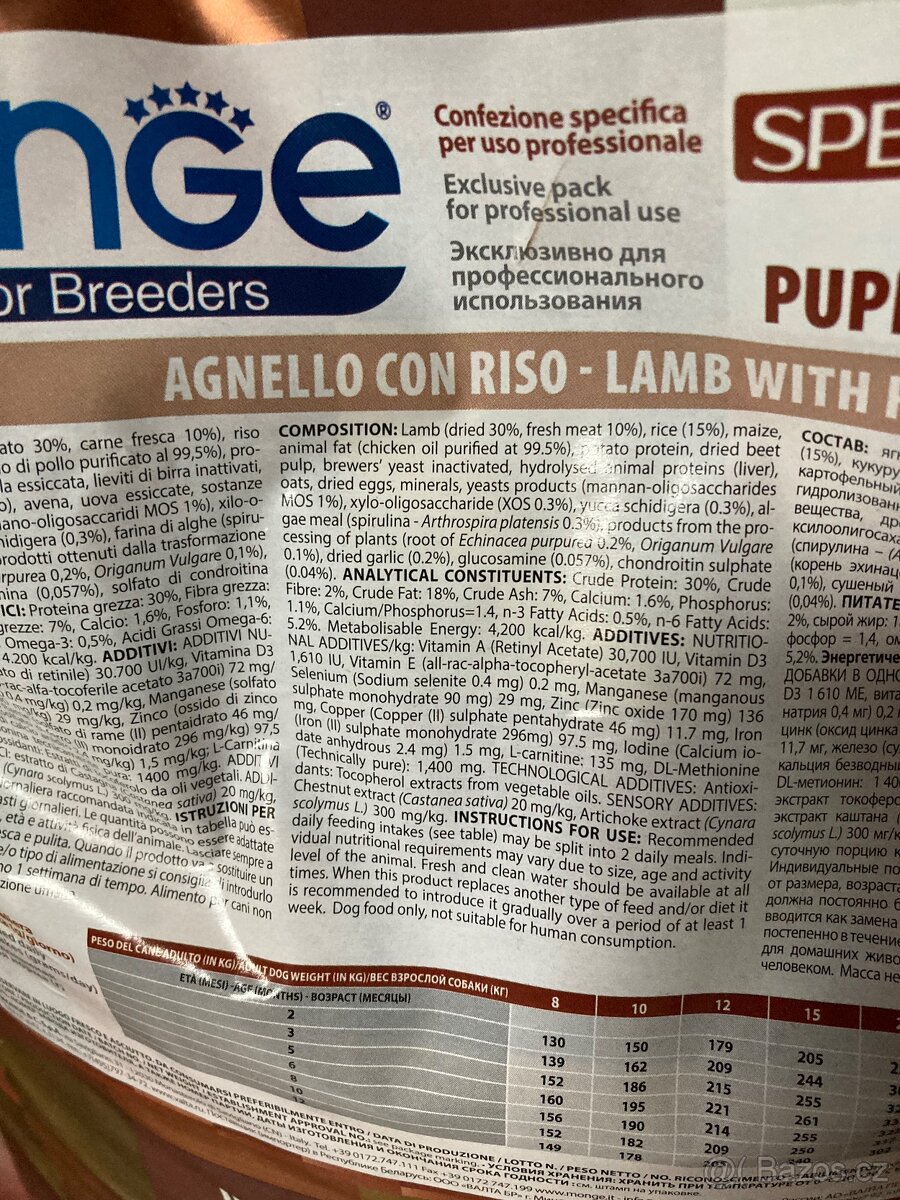 Psí granule Monge pro štěňata - 2