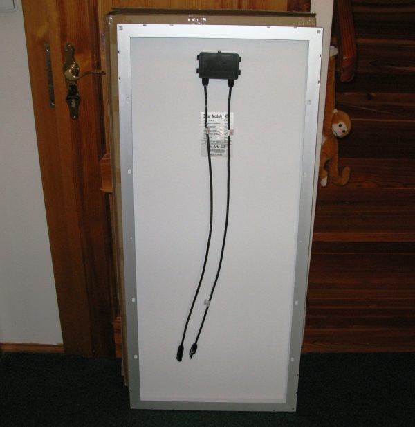 Solární panel fotovoltaický 100W monokrystal pro 12V systém - 2