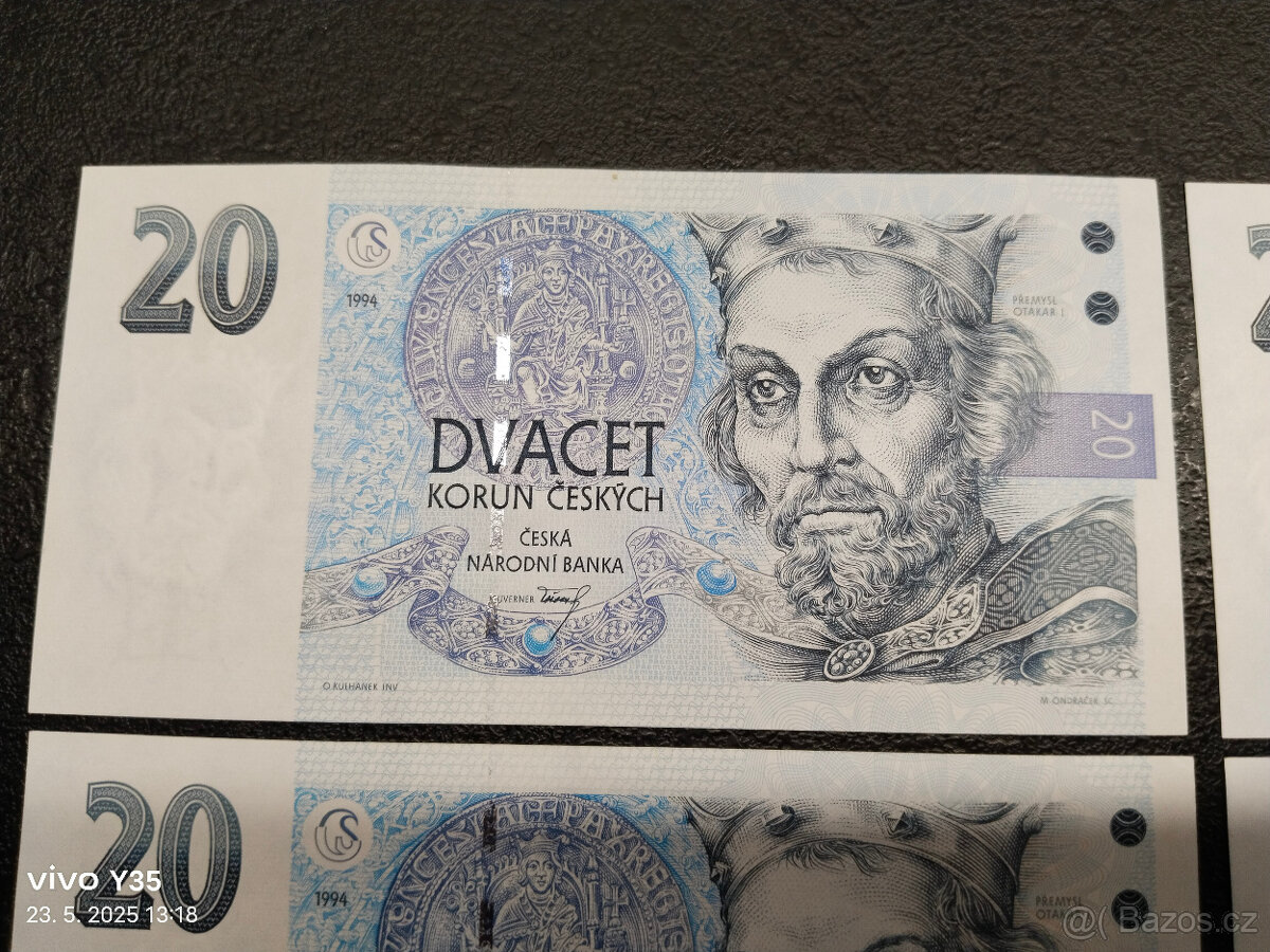 Bankovky Československo 1994 Postupka B32 - 2