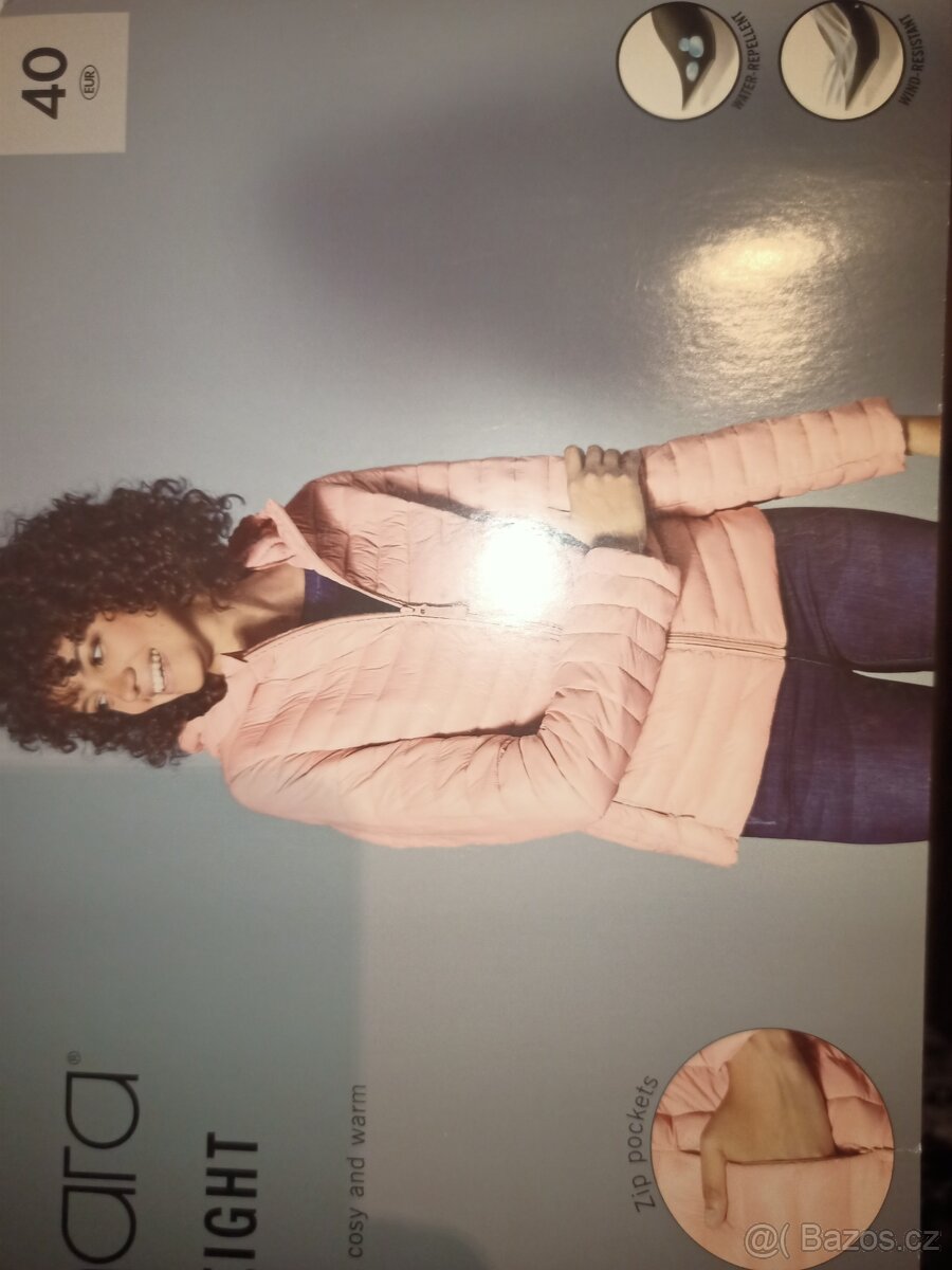 Dámská růžová bunda v.40 - 2