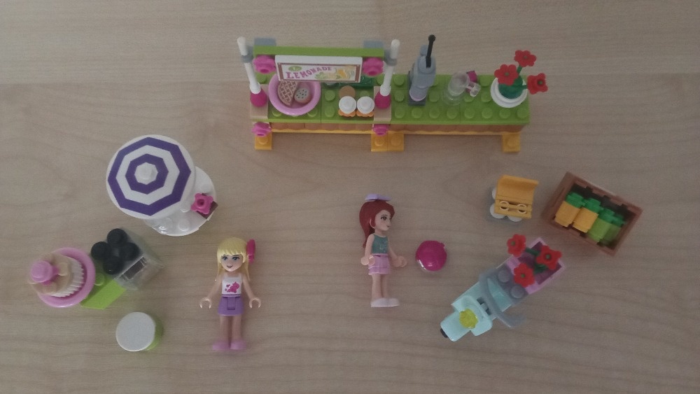 Lego Friends - Mia a stánek s limonádou 41027, 3930 - 2
