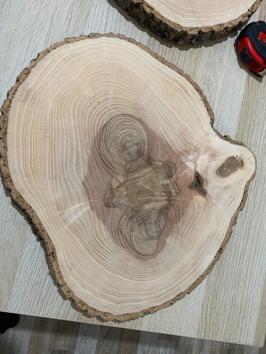 Jasanový tác, podložka, kolecko - 2