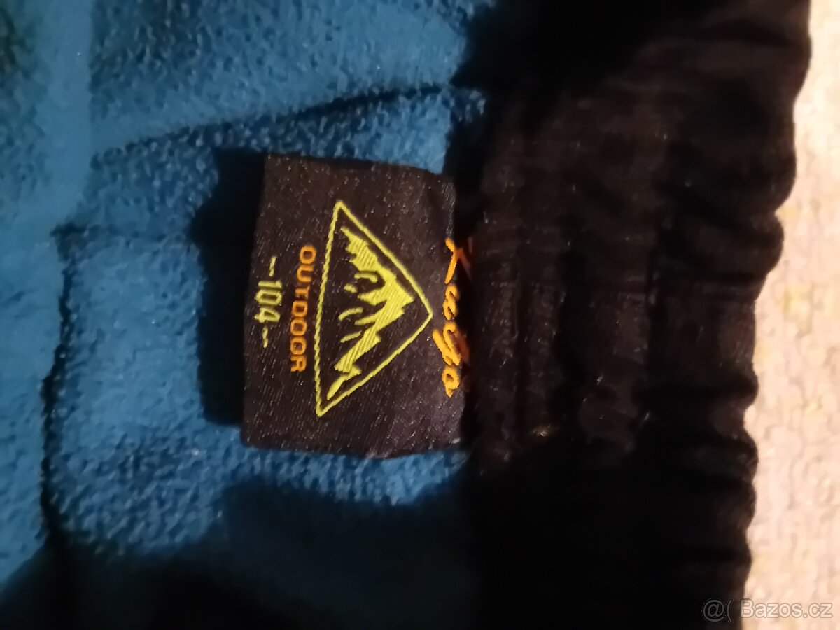 Dětské zateplené kalhoty 104 - 2