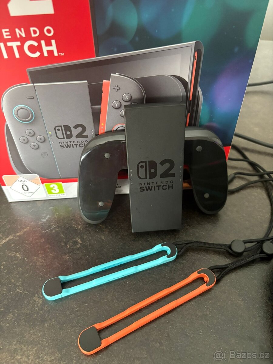 Nintendo Switch 2 + 4 hry , obal - 2