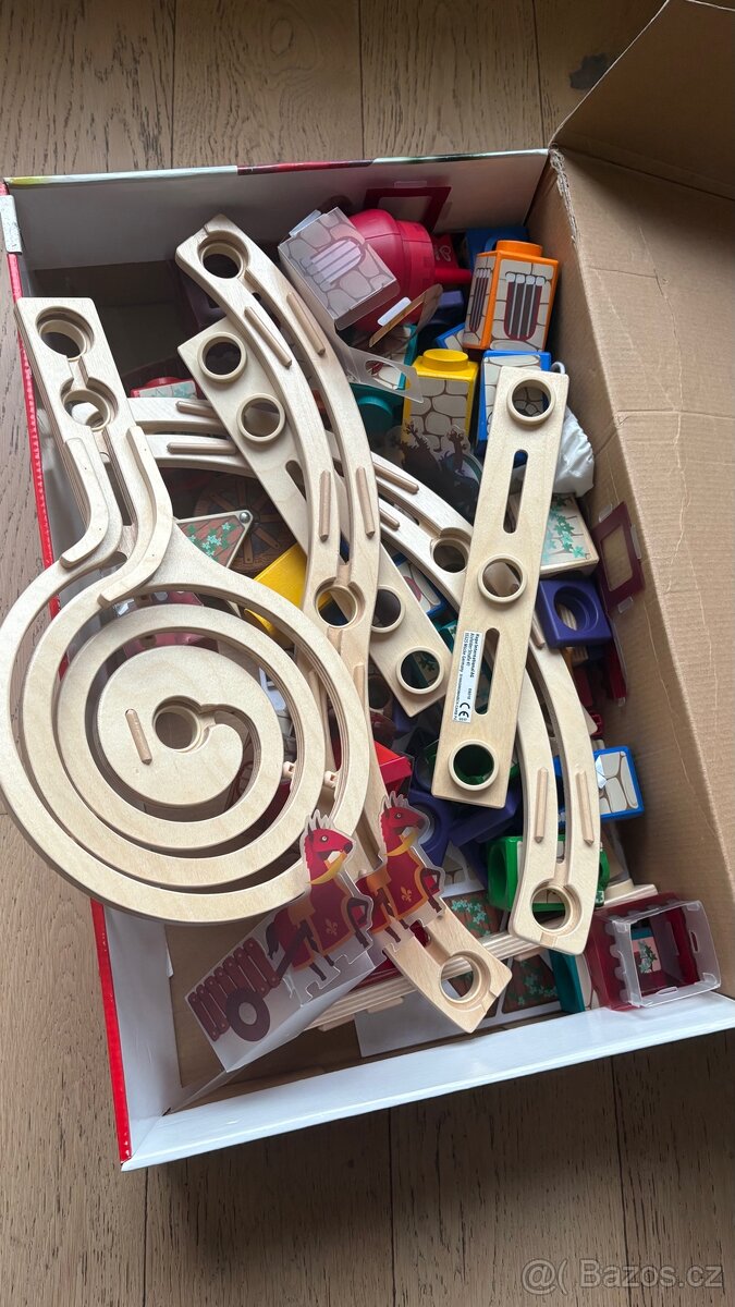 Hape Quadrilla velká kuličková dráha stavebnice - 2