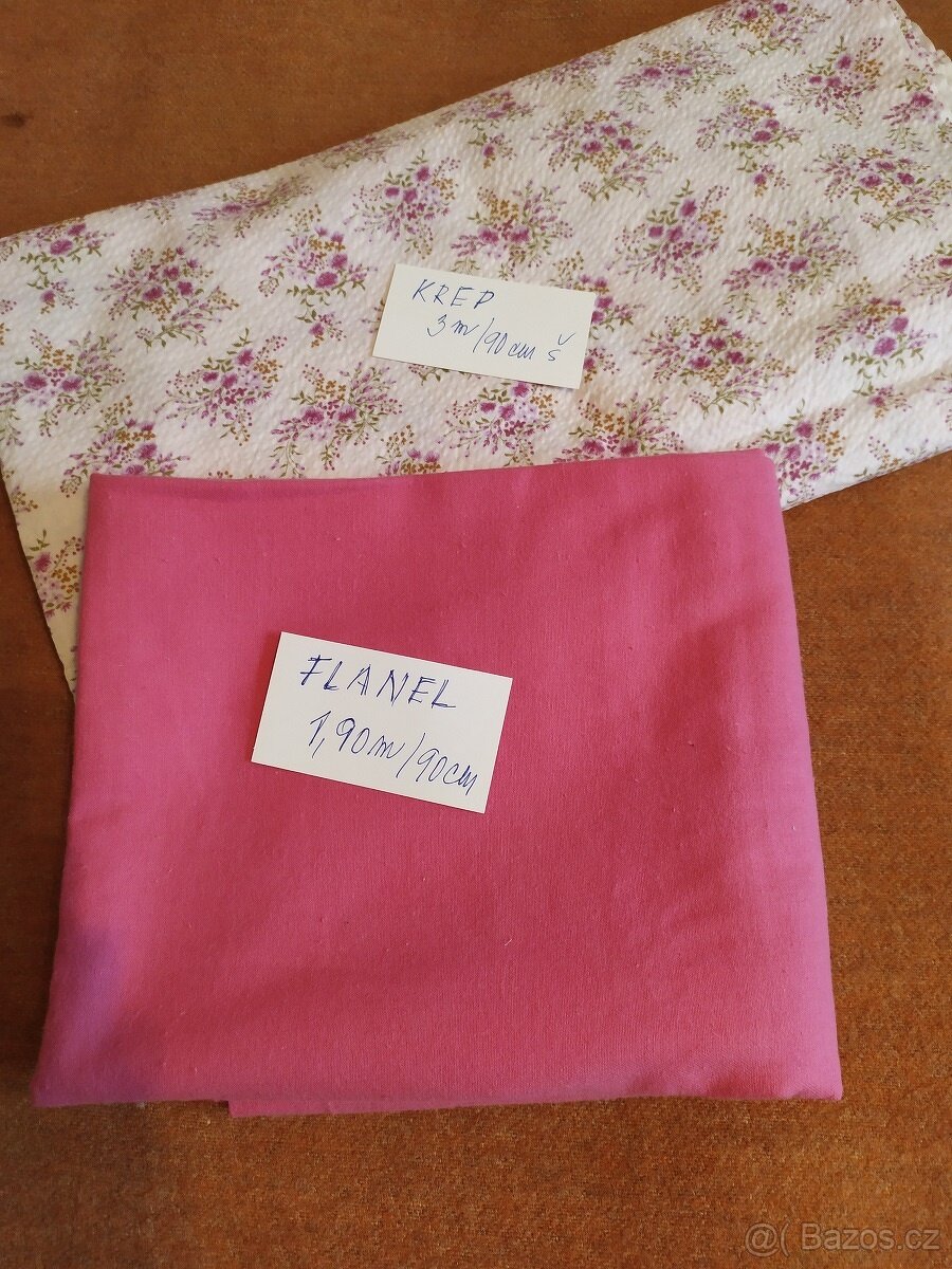 Prodám různé látky-metráž - 2