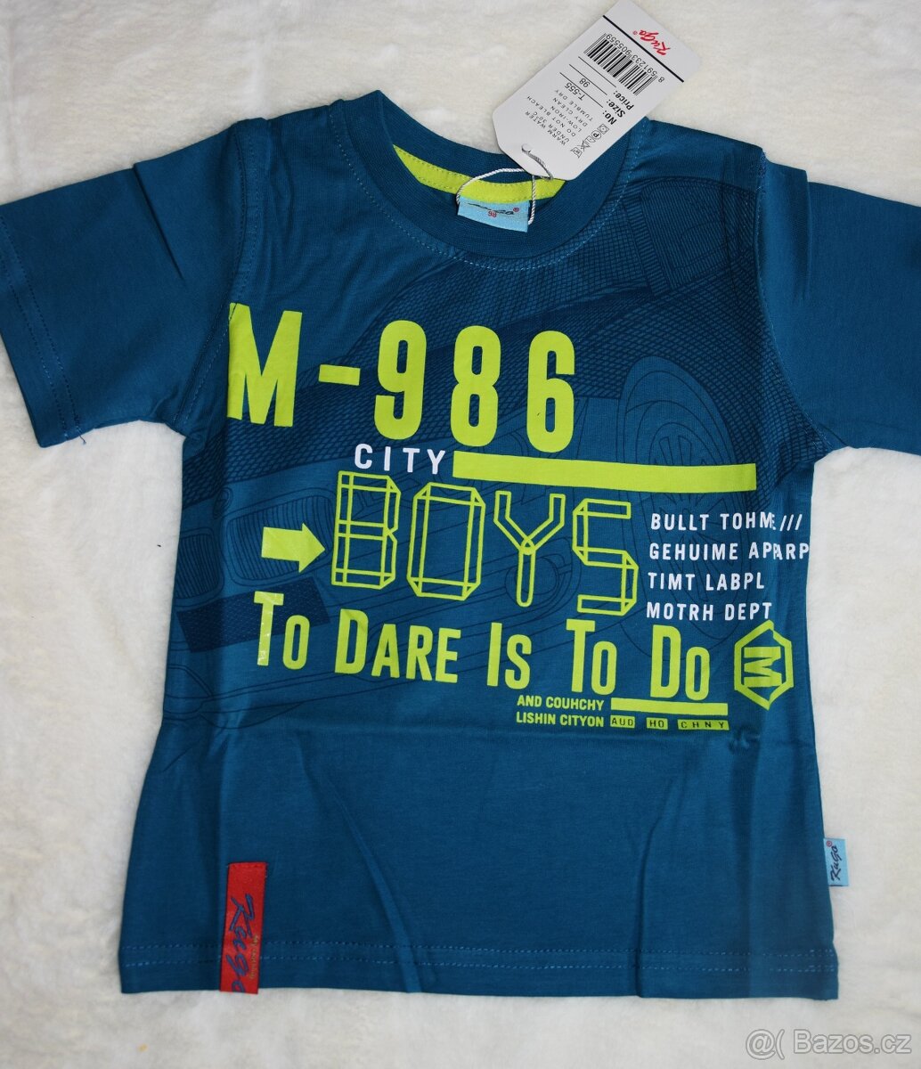 Chlapecká letní trička vel.98- 104 NOVÁ - 2