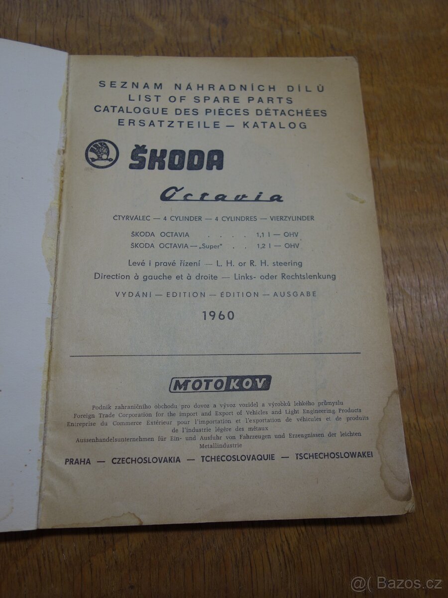 "OCTAVIA" veterán. - Nabídka - 2