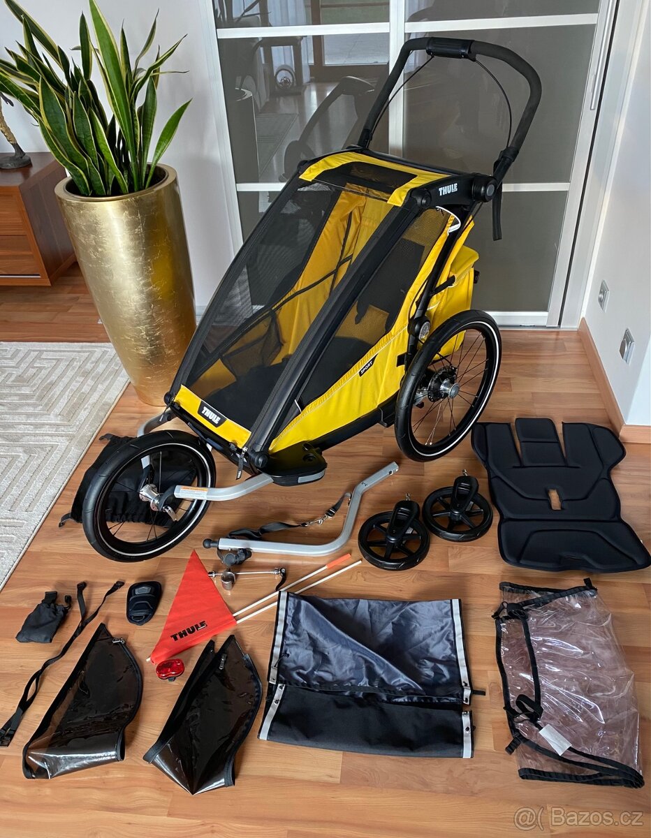 💛🖤 Thule Chariot Sport + 3 sety 🖤💛 - 2