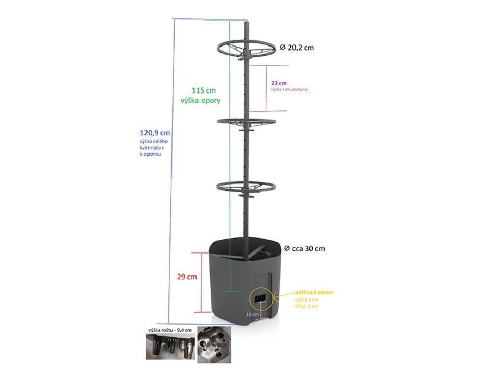 Samozavlažovací truhlíky - 2