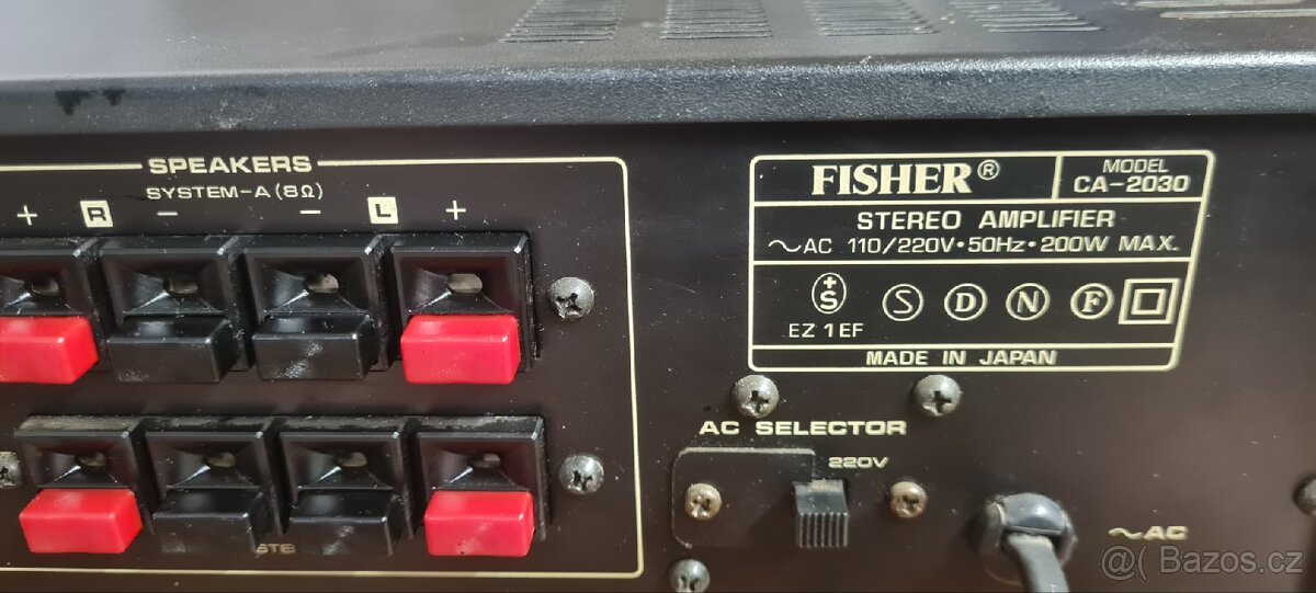 FISHER CA-2030 INTEGROVANÝ ZESILOVAČ - 2