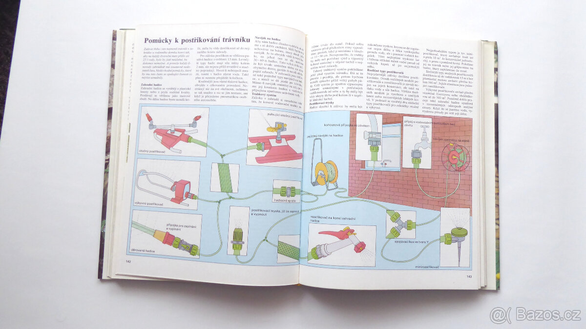 B129_ Sada 4 knih, Roční období v zahradě, 1983 - 2