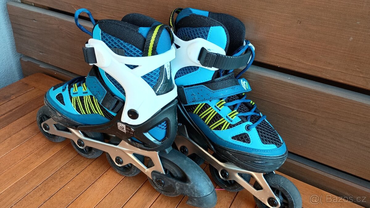 Dětské kolečkové brusle Oxelo (nastavitelná vel. EU 35-38) - 2