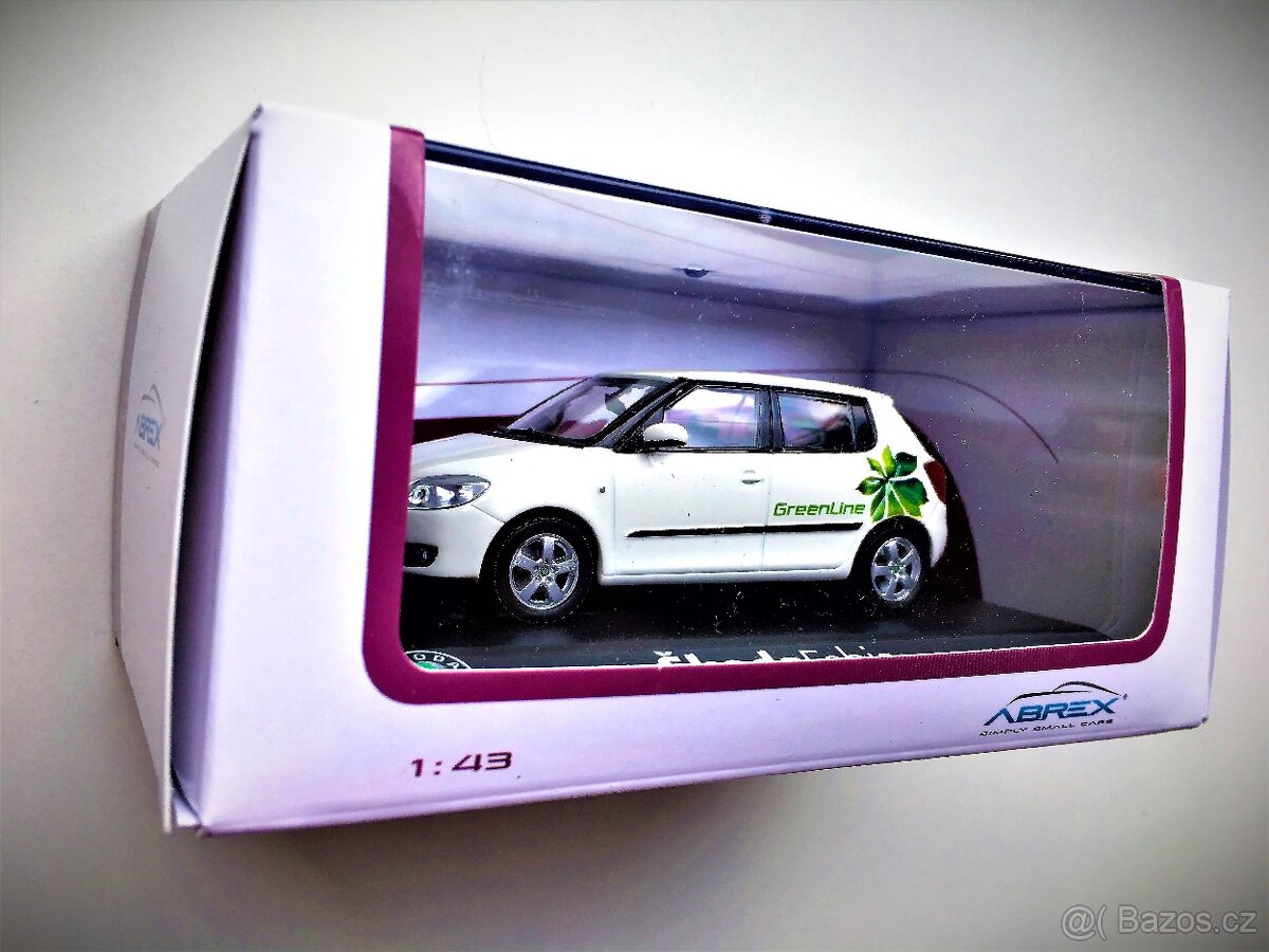 Model ŠKODA Fabia II "GREEN LINE" Abrex 1/43 - 2