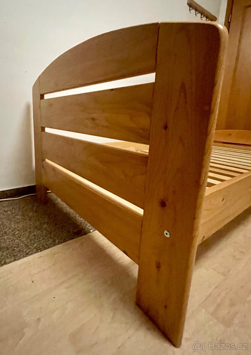 Dřevěná postel 90x200 - 2