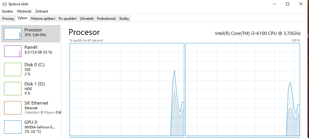 Prodám herní počítač GTX 1060 6GB - 2