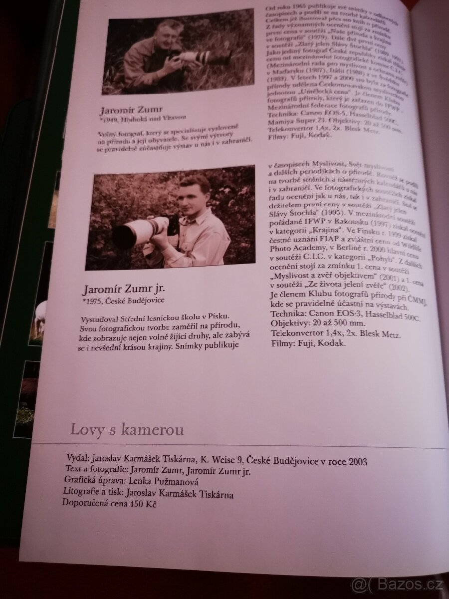 Kniha lovy s kamerou 161 listu - 2