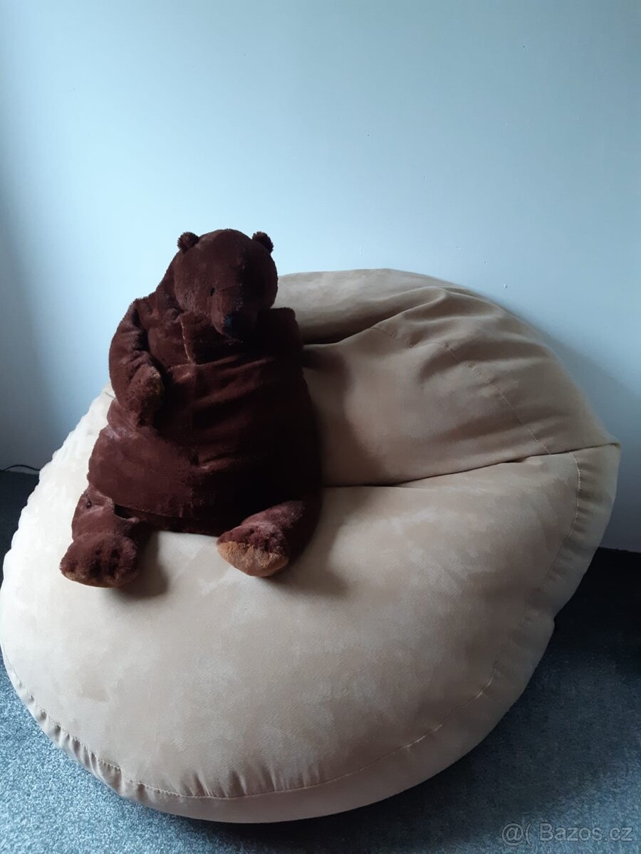 Sedací vak béžový velký - 2