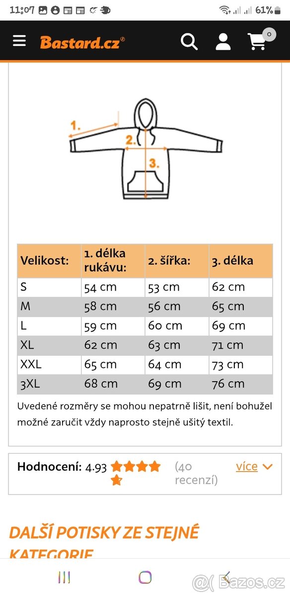 Jsem na tahu mikina XL - 2