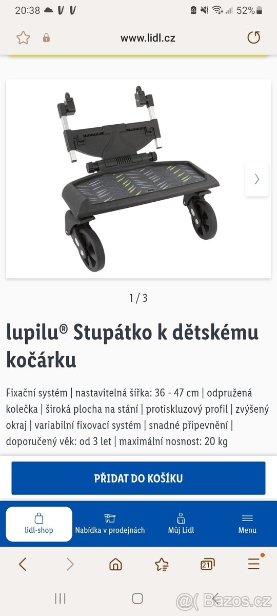 Stoupatko ke kočárku - 2