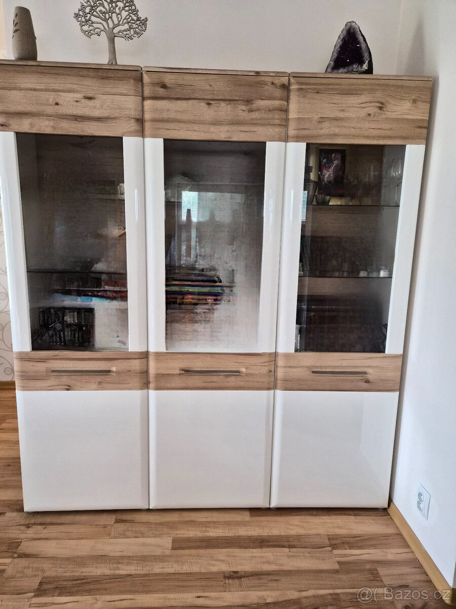 TV sestava a knihovna/skleník - 2