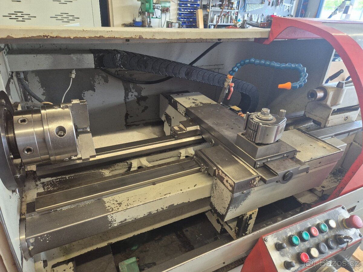 Cnc soustruh Emco/TOS Zebrak E160, Heidenhain 4110manualplus - 2