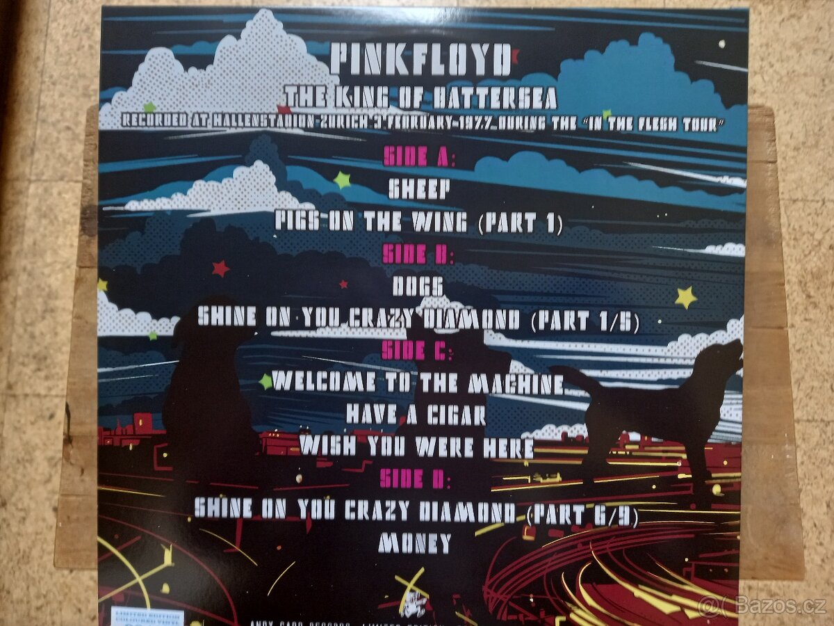 Pink Floyd – The King Of Battersea(2x-modré vinyly + 2x plak - 2