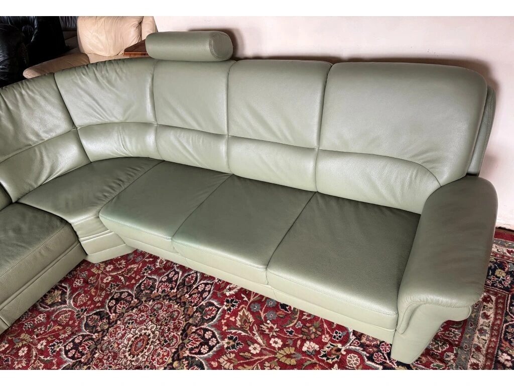 Luxusní rohová kožená sedací souprava, 3009 - 2