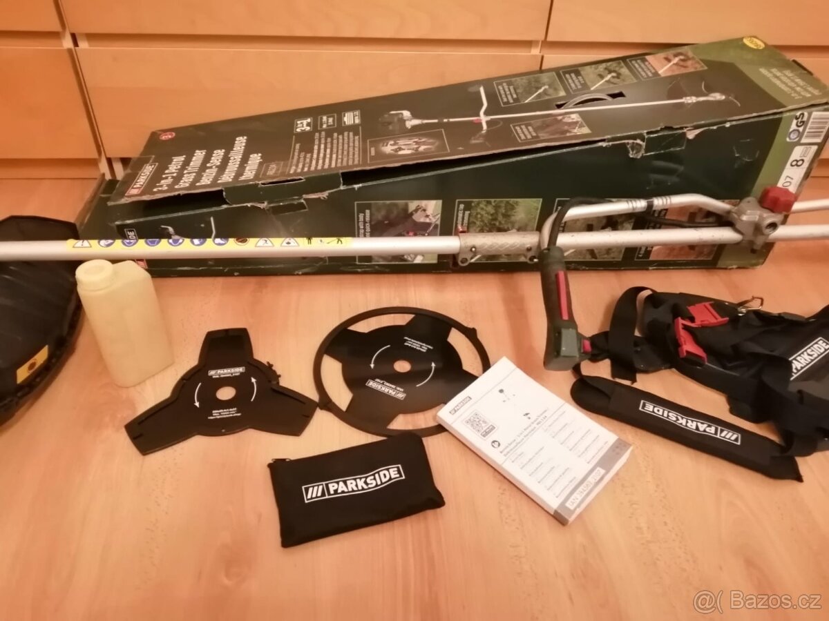 Křovinořez benzínový Parkside-kombinovaný systém 3 v 1 - 2