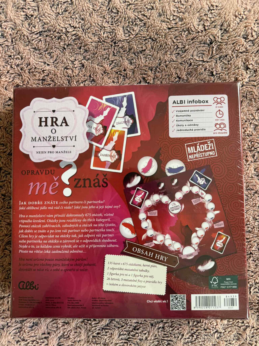 Desková hra Hra o manželství - 2