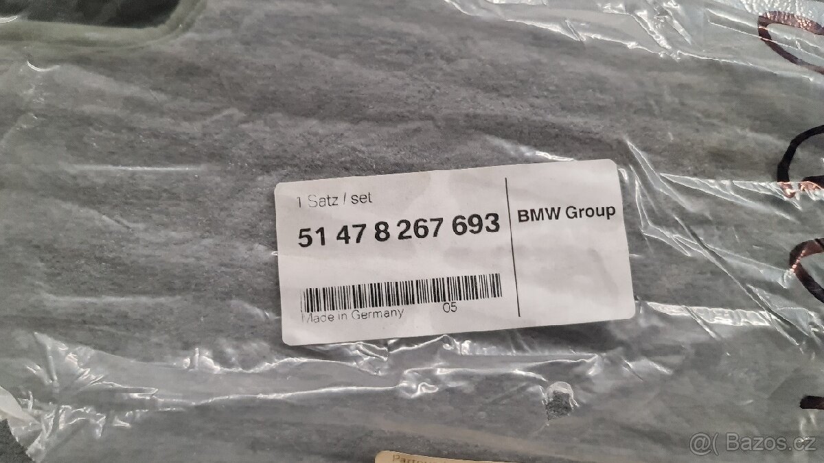 BMW řada X5 (E53) sada velurových koberců - 2