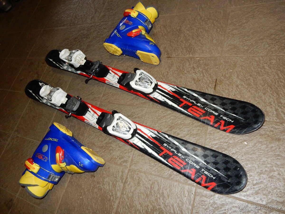 Dětské lyže 90 cm s botami - 2