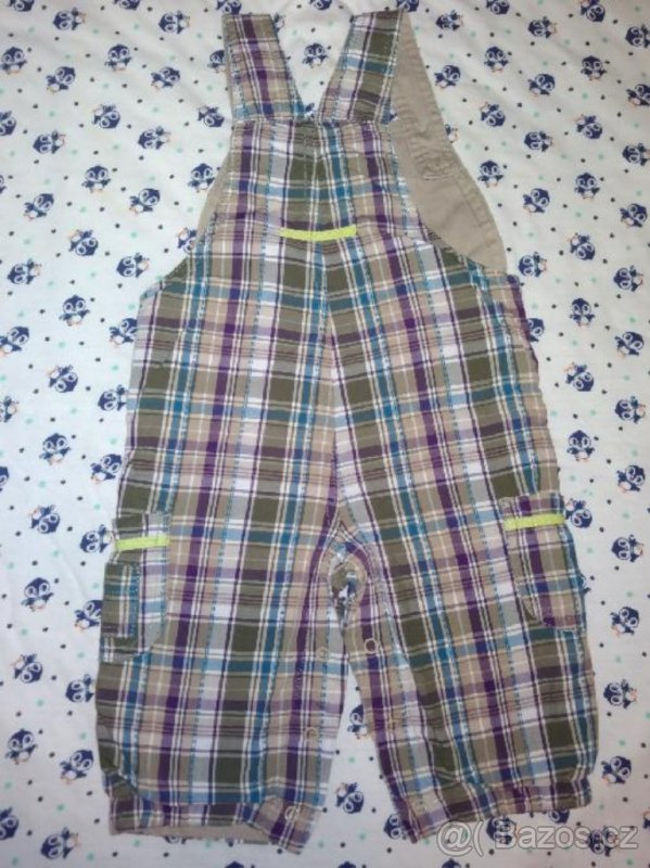 Podšité kalhoty s laclem - 2